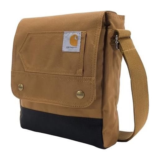 Carhartt, durable, adjustable shoulder bag with flap over closure, borsa a tracolla unisex-adulto, everday crossbody snap (port), taglia unica