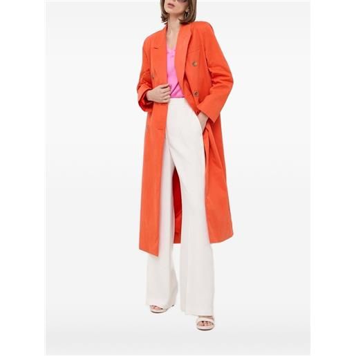 Notes du Nord cappotto doppiopetto con bottoni - arancione