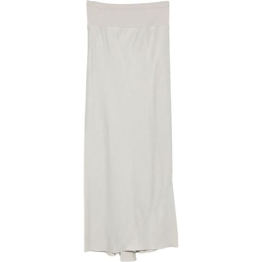 Rick Owens gonna asimmetrica - grigio