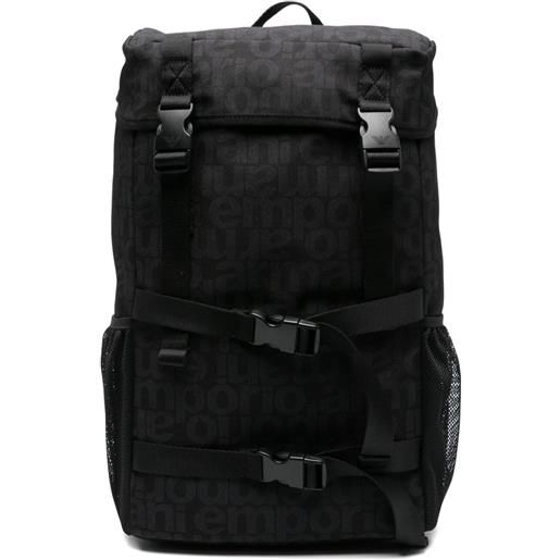 Emporio Armani Kids zaino con stampa - blu