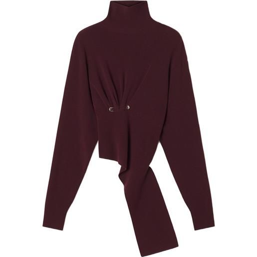 Lanvin maglione a collo alto - rosso