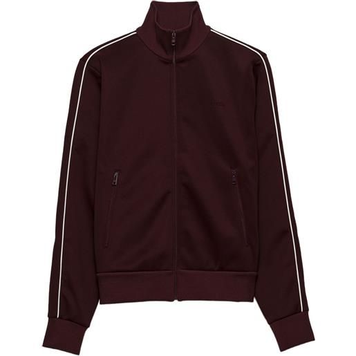 Prada giacca sportiva con zip - rosso