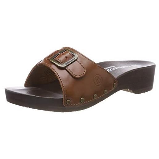 Berkemann amburgo, zoccoli donna, marrone noce moscata 416, 38 eu