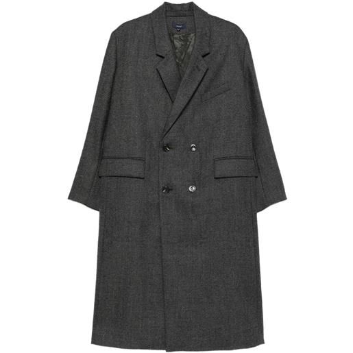 Soeur cappotto doppiopetto in lana - grigio