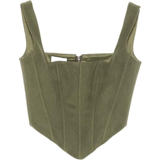 Vestiaire d'un Oiseau Libre corsetto - verde