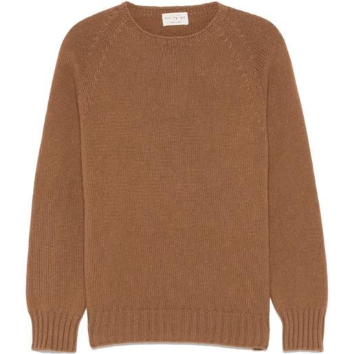 Ma'ry'ya maglione a coste - toni neutri