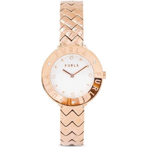 Furla al quarzo in acciaio inossidabile 30mm - bianco