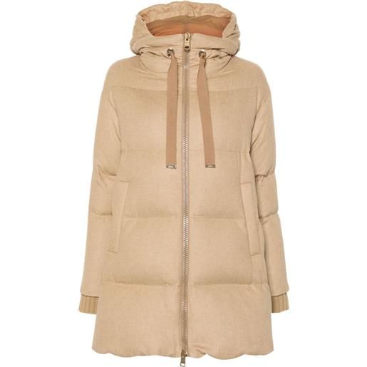 Herno cappotto con cappuccio - toni neutri