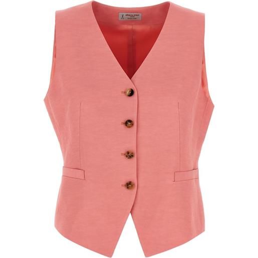 Alberto Biani gilet con bottoni - rosa