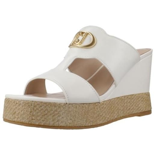 Liu Jo scarpe donna, modello sandali sa5043p0102, realizzate in pelle sintetica. Bianco 38