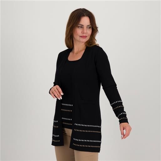 Nina Leonard set 2 pezzi: cardigan e canotta