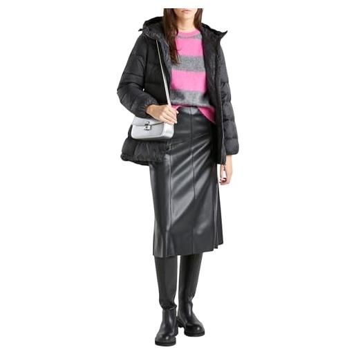 United Colors of Benetton giaccone 2niwdn06x giacca, nero, xs donna