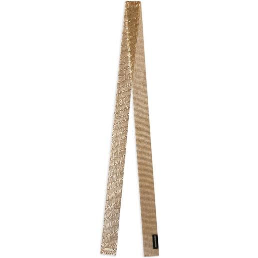 DSQUARED2 sciarpa metallizzata - oro