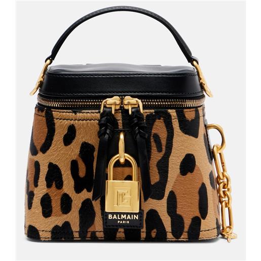 Balmain borsa a mano pulse in cavallino