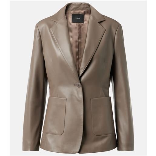 Joseph blazer monopetto in pelle