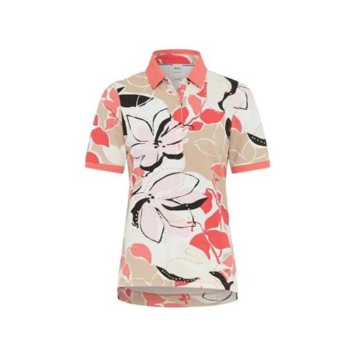 BRAX style. Cleo pima pique print t-shirt, 45 anguria, 50 donna