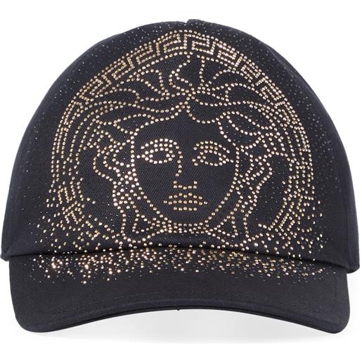 Versace Kids cappello da baseball medusa in cotone