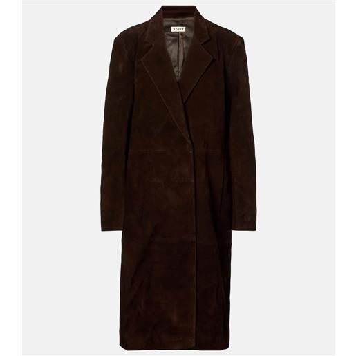 Staud cappotto sabine in suede