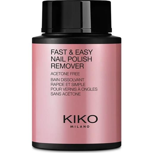 KIKO nail polish remover fast & easy acetone free
