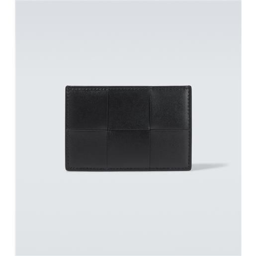 Bottega Veneta portacarte intreccio in pelle