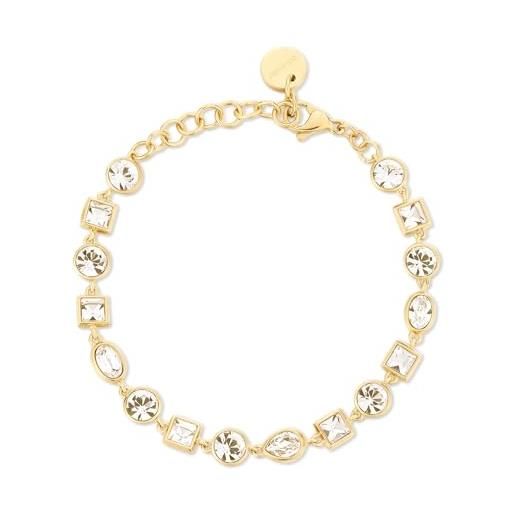 Brosway bracciale donna in acciaio e cristalli | collezione symphonia - bym169