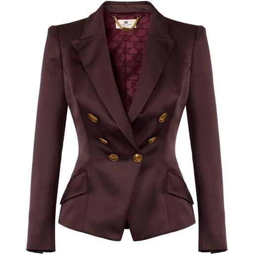 Elisabetta Franchi blazer doppiopetto - marrone
