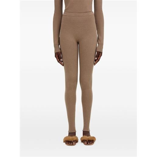 Ferragamo leggings con vita elasticizzata - toni neutri