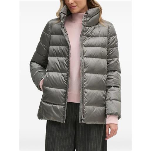 Geox giacca trapuntata a collo alto - grigio