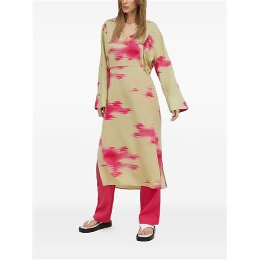 SAMSOE SAMSOE abito emy con stampa astratta - verde