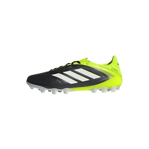 adidas copa pure iii league 2g/3g artificial ground football boots, scarpe da calcio unisex-adulto, core black/cloud white/lucid lemon, 36 eu