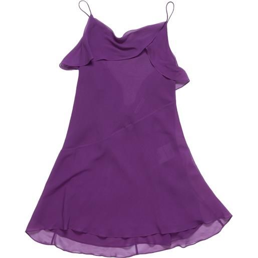 Acne Studios abito con ruches - viola