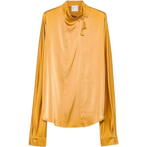 Forte Forte blusa con nappa - giallo