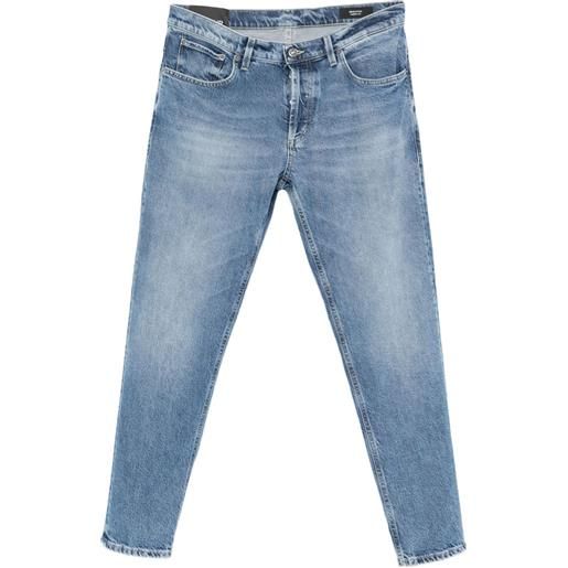 DONDUP jeans con effetto schiarito - blu