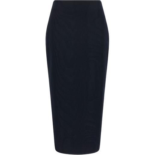 Blazé Milano gonna midi sharewood sussex a vita alta - blu