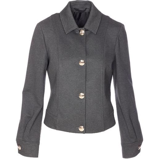 LIU JO giacca con logo - grigio