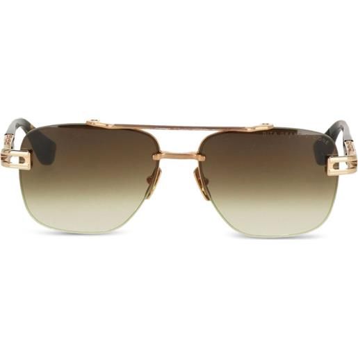 Luxury Supply occhiali da sole con effetto tartarugato - marrone