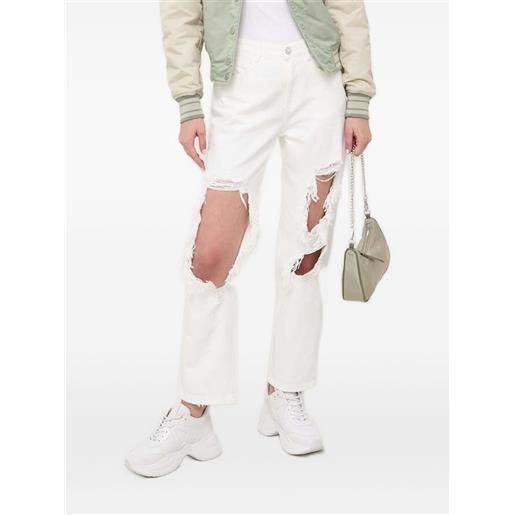 Miss Sixty jeans con decorazione - bianco