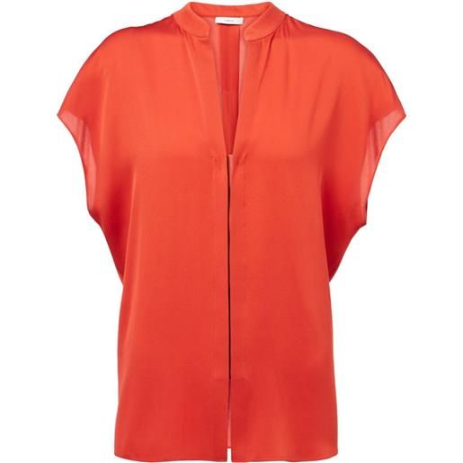 Vince blusa con maniche ad aletta - rosso