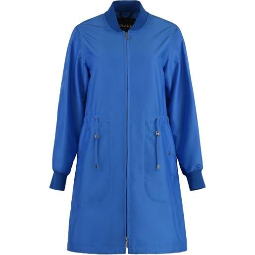 Moorer cappotto amarilli con coulisse - blu