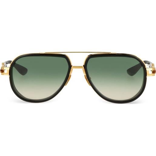 Luxury Supply occhiali da sole vastik in acetato con dettaglio color oro - nero