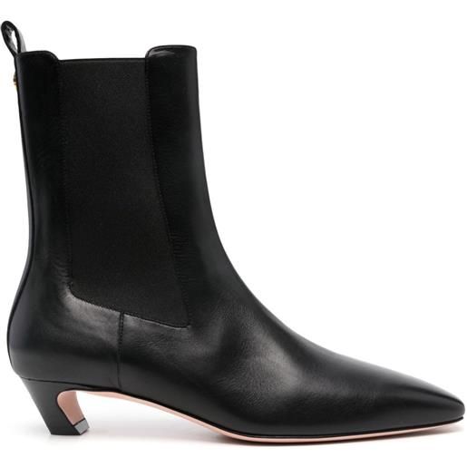 Bally stivali con placca logo 40mm - nero