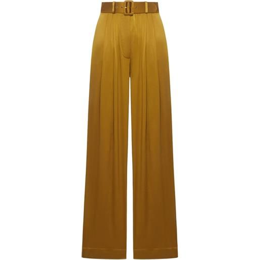 ZIMMERMANN pantaloni sartoriali - giallo