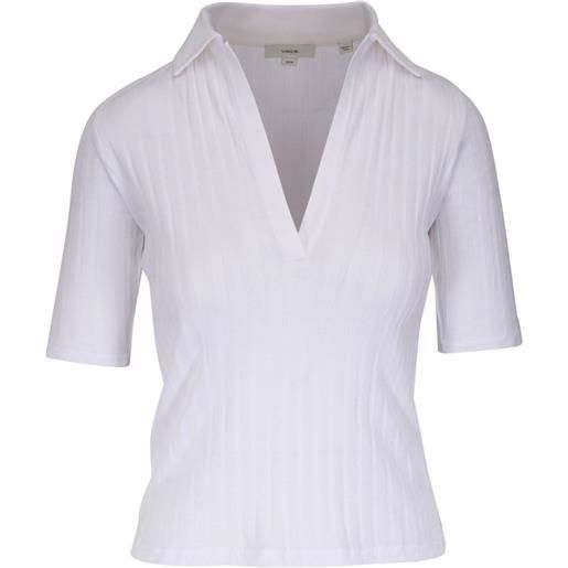 Vince t-shirt a coste - bianco