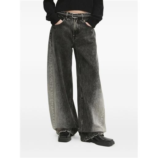 Miss Sixty jeans a gamba ampia - nero