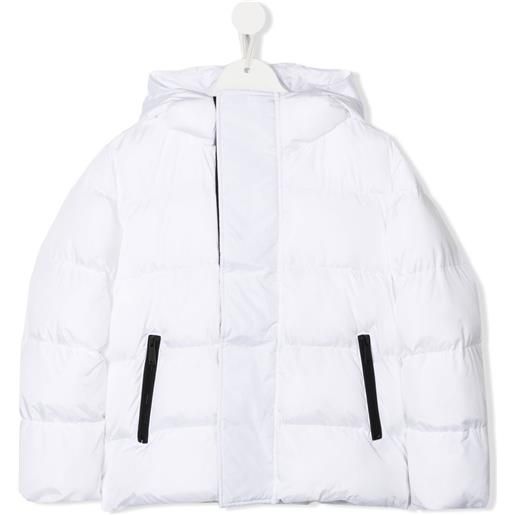DSQUARED2 KIDS piumino con cappuccio - bianco
