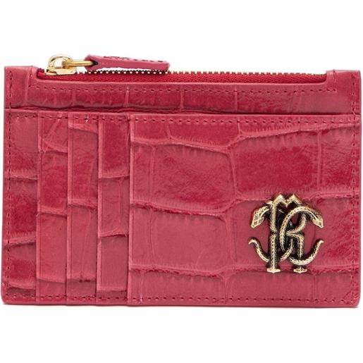 Roberto Cavalli portafoglio in pelle - rosa