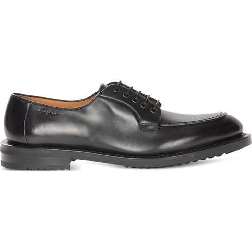 Ferragamo derby stringate - nero