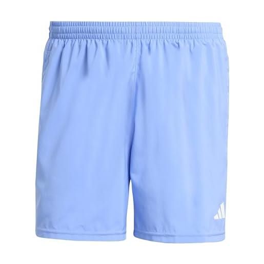 adidas uomo own the run shorts, blue fusion, s 7 inch