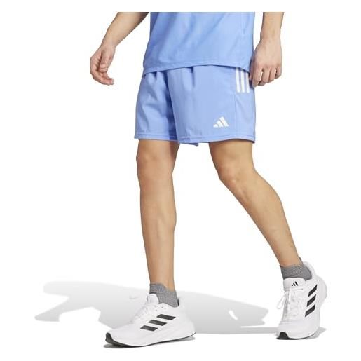 Adidas uomo own the run shorts, blue fusion, s 7 inch
