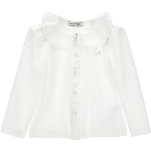 Monnalisa camicia colletto decorativo